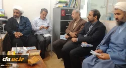 بازدید جمعی از مسئولان دانشگاه فرهنگیان خراسان رضوی از مدرسه علمیه حضرت مهدی(عج)