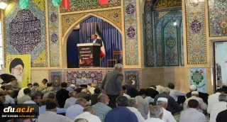 رئیس دانشگاه فرهنگیان استان لرستان سخنران پیش از خطبه های نماز جمعه شهرستان خرم آباد