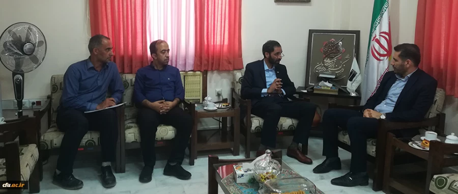 بازدید دکتر مازندرانی سرپرست امور پردیس های استان گلستان به مناسبت روز خبرنگار از خبرگزاری جمهوری اسلامی 2