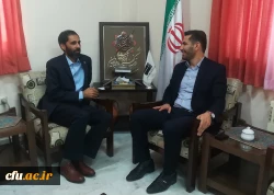 بازدید دکتر مازندرانی سرپرست امور پردیس های استان گلستان به مناسبت روز خبرنگار از خبرگزاری جمهوری اسلامی 3