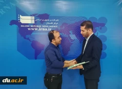 بازدید دکتر مازندرانی سرپرست امور پردیس های استان گلستان به مناسبت روز خبرنگار از خبرگزاری جمهوری اسلامی 7