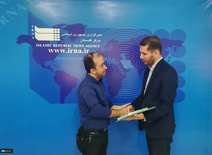 بازدید دکتر مازندرانی سرپرست امور پردیس های استان گلستان به مناسبت روز خبرنگار از خبرگزاری جمهوری اسلامی 7