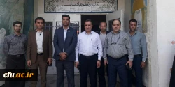 بازدید جناب آقای دکتر افلاکی فرد از واحد آموزش عالی شهید مطهری فارس  و شروع عملیات نوسازی و بازسازی
 2