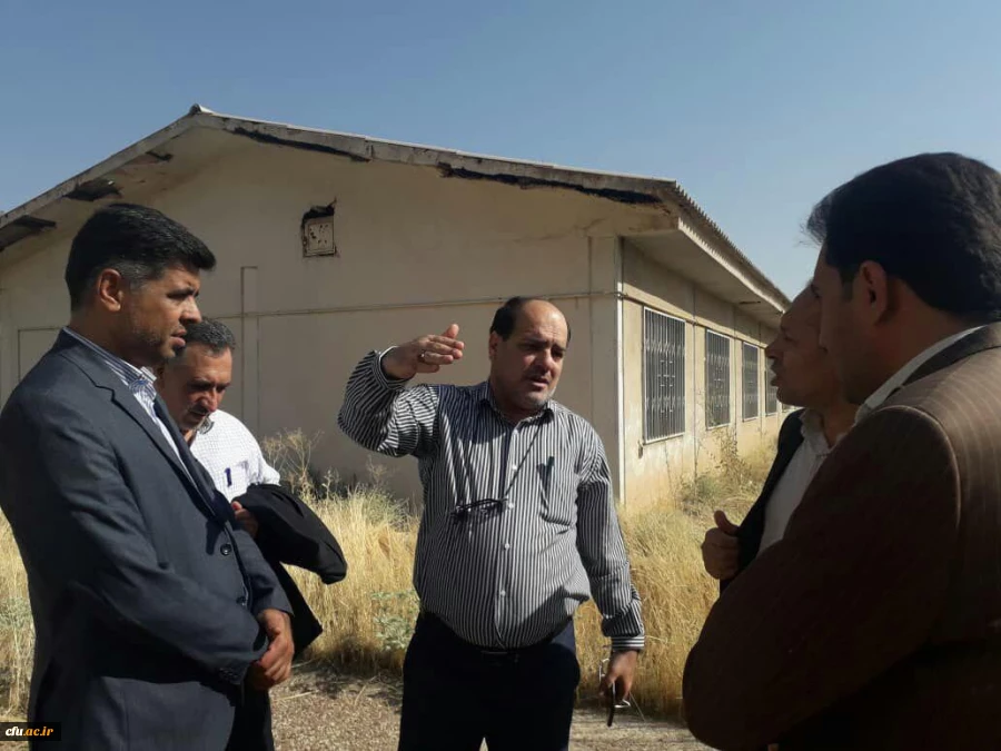 بازدید جناب آقای دکتر افلاکی فرد از واحد آموزش عالی شهید مطهری فارس  و شروع عملیات نوسازی و بازسازی
 2