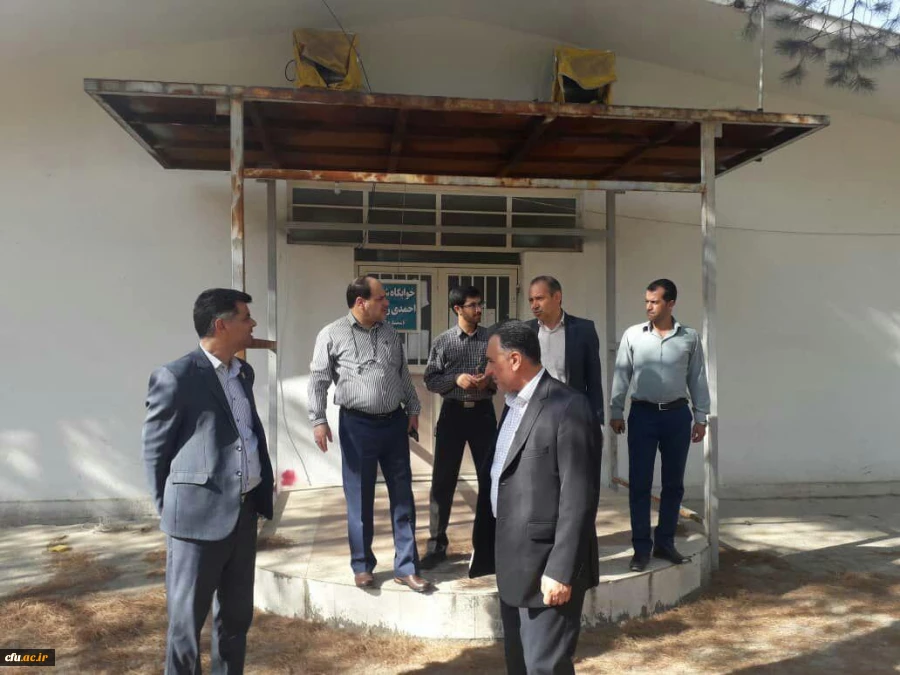 بازدید جناب آقای دکتر افلاکی فرد از واحد آموزش عالی شهید مطهری فارس  و شروع عملیات نوسازی و بازسازی
 5