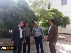 بازدید جناب آقای دکتر افلاکی فرد از واحد آموزش عالی شهید مطهری فارس  و شروع عملیات نوسازی و بازسازی
 8