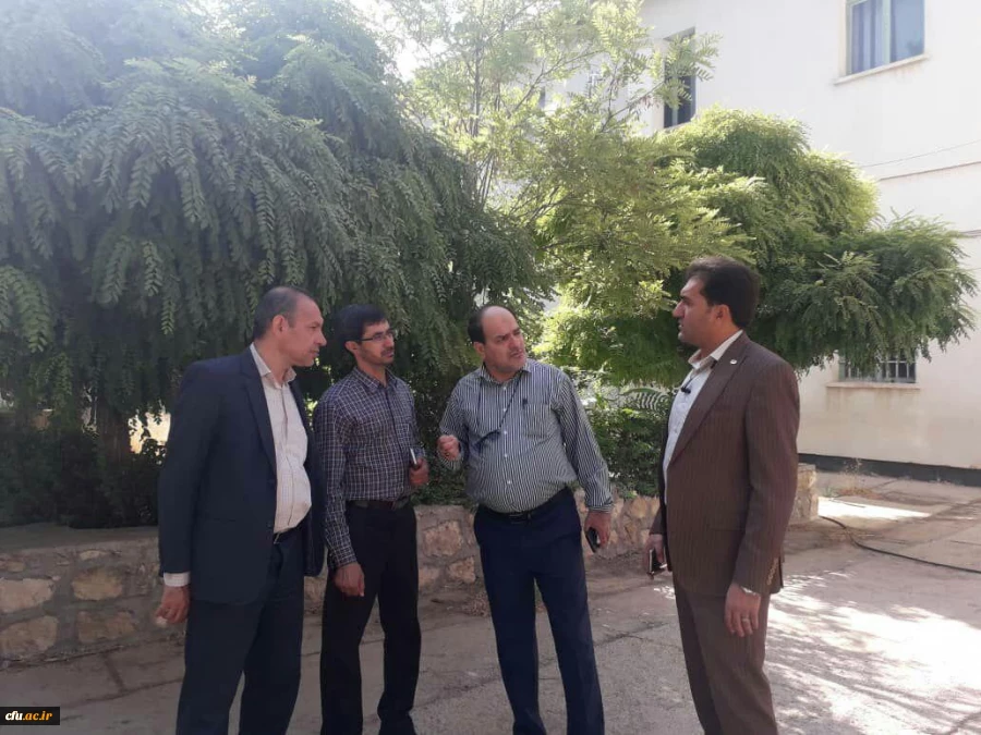 بازدید جناب آقای دکتر افلاکی فرد از واحد آموزش عالی شهید مطهری فارس  و شروع عملیات نوسازی و بازسازی
 8