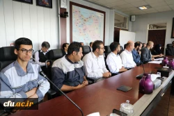 دیدار نیروهای شرکتی دانشگاه فرهنگیان با رئیس دانشگاه فرهنگیان 7