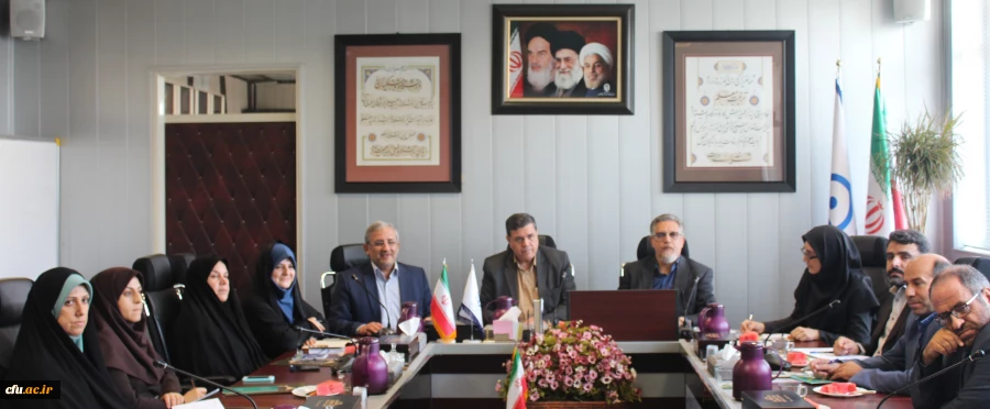 جلسه کارگروه محتوایی اساتید دانشگاه فرهنگیان در تحقق سند تحول بنیادین 3