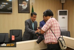 نشست خبری مدیریت امور پردیس های استان هرمزگان با اصحاب رسانه و تجلیل از خبرنگاران حوزه دانشگاه
 7