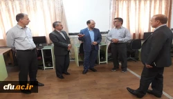 جناب آقای مهندس رضایی سرپرست مرکز هوشمند سازی دانشگاه فرهنگیان کشور و هیات همراه از پردیس ها و مراکز استان بازدید کردند 4