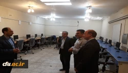جناب آقای مهندس رضایی سرپرست مرکز هوشمند سازی دانشگاه فرهنگیان کشور و هیات همراه از پردیس ها و مراکز استان بازدید کردند 5
