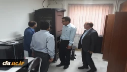 جناب آقای مهندس رضایی سرپرست مرکز هوشمند سازی دانشگاه فرهنگیان کشور و هیات همراه از پردیس ها و مراکز استان بازدید کردند 8