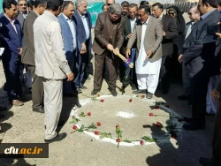 کلنگ احداث ساختمان جدید پردیس رسالت زاهدان ودانشگاه فرهنگیان چابهار به زمین زده شد 4