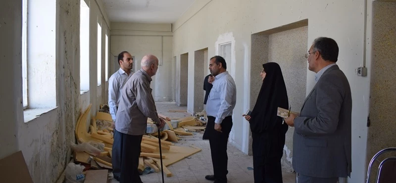بازدید مدیرکل نوسازی و رئیس مجمع خیرین مدرسه ساز استان کرمانشاه از پردیس شهید صدوقی 3