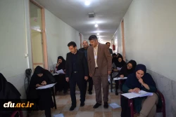 بازدید معاون پژوهش، برنامه ریزی و منابع انسانی اداره کل آموزش و پرورش استان از آزمون