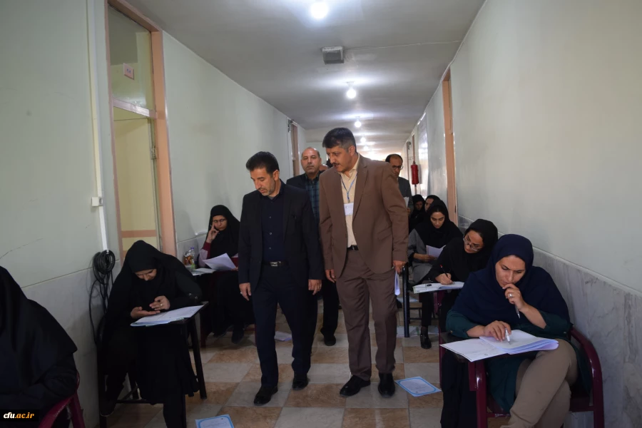 بازدید معاون پژوهش، برنامه ریزی و منابع انسانی اداره کل آموزش و پرورش استان از آزمون