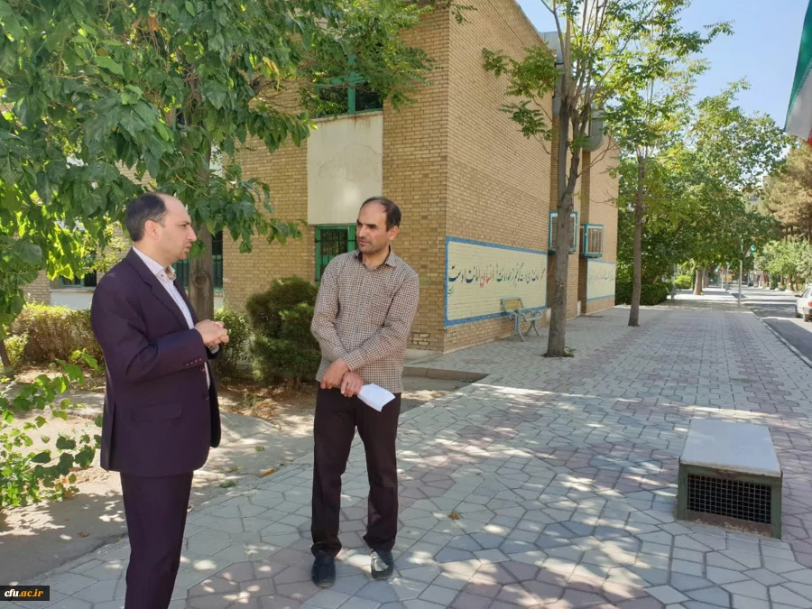 بازدید سرپرست مرکز هوشمند سازی دانشگاه فرهنگیان از پردیس های و مراکز استان اصفهان