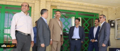بازدید رئیس سازمان مدیریت و برنامه ریزی استان یزد از پردیس حضرت فاطمه الزهرا (س) استان
