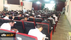 آزمون مهارت آموزان ماده 28(اصلح ) روز جمعه مورخه 1/6/98 در دانشگاه فرهنگیان استان آذربایجان غربی در دو حوزه پردیس شهیدرجایی و علامه طباطبایی با حضور بیش از 800نفر برگزار گردید 7