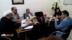 جلسه مصاحبه ا کارشناسان فرهنگی با حضور دکتر محمدی برگزارشد 2