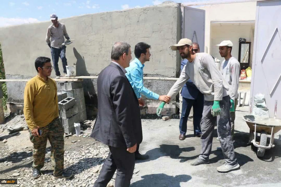 بازدید از ارودی جهادی دانشجو معلمان دانشگاه فرهنگیان اصفهان