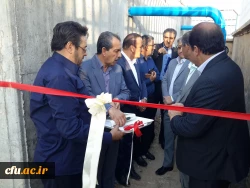 افتتاح پروژه اتصال به شبکه آب شرب شهری و کلنگ زنی سالن اجتماعات پردیس شهید مدرس