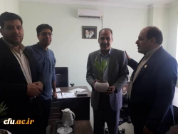 مراسم تقدیر و تکریم از کارکنان دانشگاه فرهنگیان فارس توسط جناب آقای دکتر افلاکی فرد بمناسبت هفته دولت و روز کارمند 8