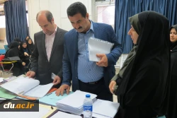 بازدید سرپرست مدیریت استانی به همراه معاون پژوهشی اداره کل آموزش و پرورش از روند مصاحبه پذیرفته شدگان دانشگاه فرهنگیان گیلان 3