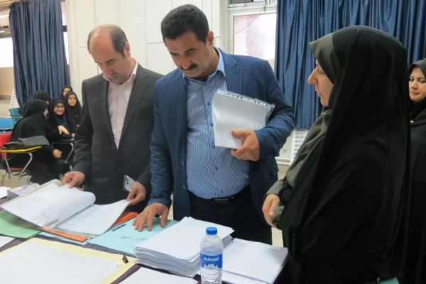 بازدید سرپرست مدیریت استانی به همراه معاون پژوهشی اداره کل آموزش و پرورش از روند مصاحبه پذیرفته شدگان دانشگاه فرهنگیان گیلان 3