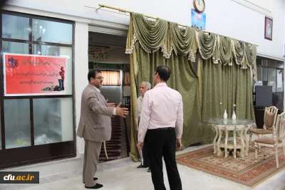 بازدید سرپرست مدیریت امور پردیس های استان از مراحل آماده سازی پردیس های سطح استان