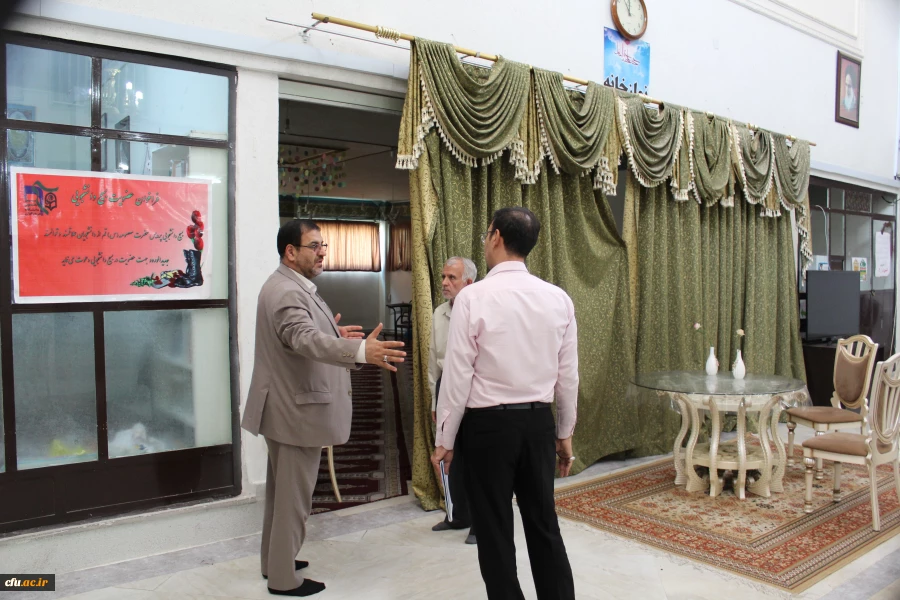 بازدید سرپرست مدیریت امور پردیس های استان از مراحل آماده سازی پردیس های سطح استان 2