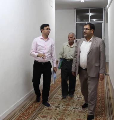 بازدید سرپرست مدیریت امور پردیس های استان از مراحل آماده سازی پردیس های سطح استان 4