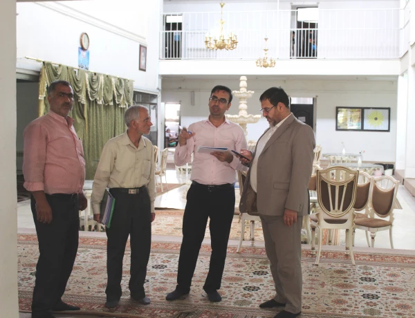 بازدید سرپرست مدیریت امور پردیس های استان از مراحل آماده سازی پردیس های سطح استان 5