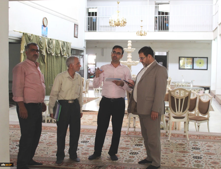 بازدید سرپرست مدیریت امور پردیس های استان از مراحل آماده سازی پردیس های سطح استان 5