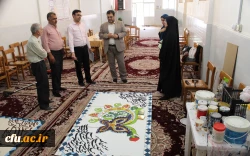 بازدید سرپرست مدیریت امور پردیس های استان از مراحل آماده سازی پردیس های سطح استان 6