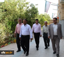 بازدید سرپرست مدیریت امور پردیس های استان از مراحل آماده سازی پردیس های سطح استان 7