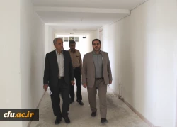 بازدید سرپرست مدیریت امور پردیس های استان از مراحل آماده سازی پردیس های سطح استان 10