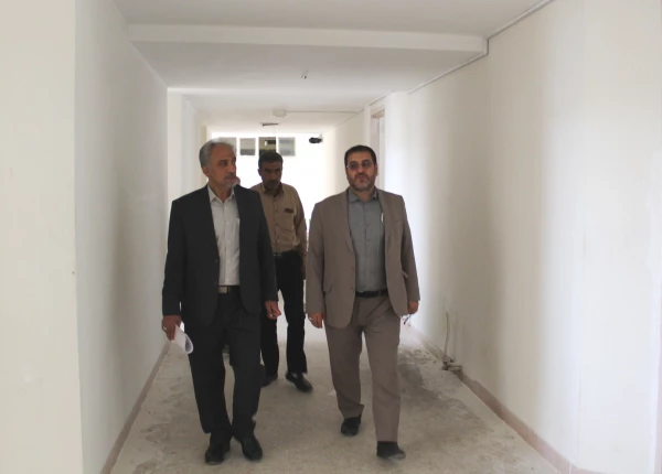 بازدید سرپرست مدیریت امور پردیس های استان از مراحل آماده سازی پردیس های سطح استان 10