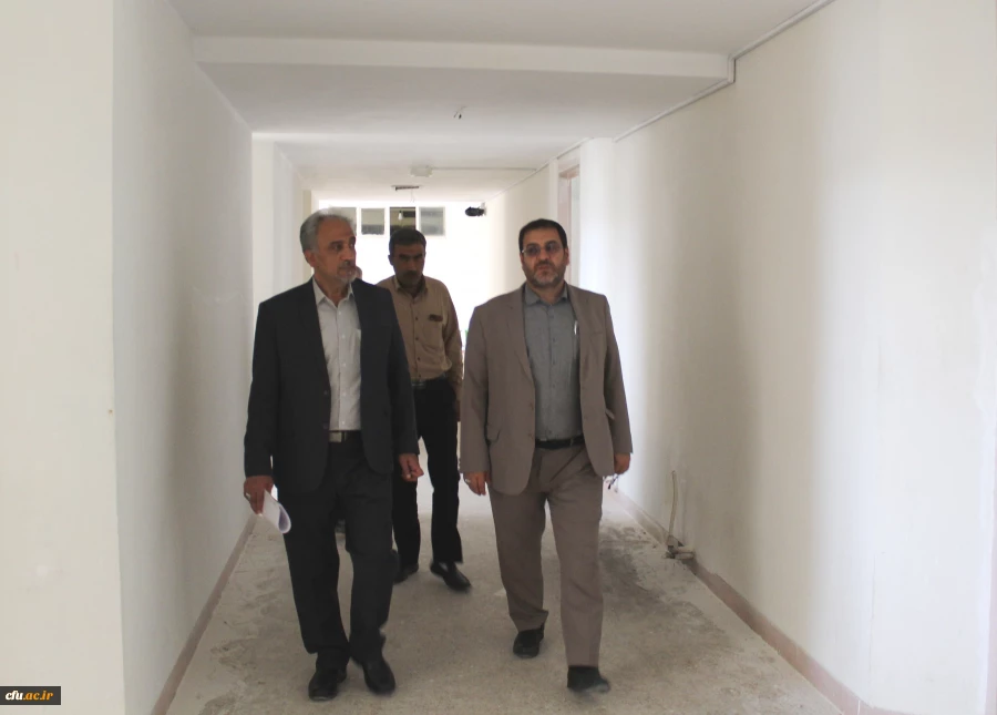 بازدید سرپرست مدیریت امور پردیس های استان از مراحل آماده سازی پردیس های سطح استان 10