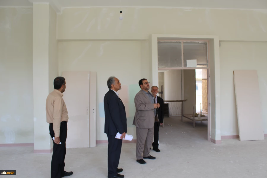 بازدید سرپرست مدیریت امور پردیس های استان از مراحل آماده سازی پردیس های سطح استان 11