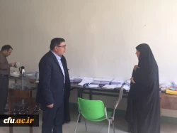 بازدید دکترانصاری راد سرپرست معاونت دانشجویی از فرایند مصاحبه داوطلبان ورود به دانشگاه فرهنگیان 2
