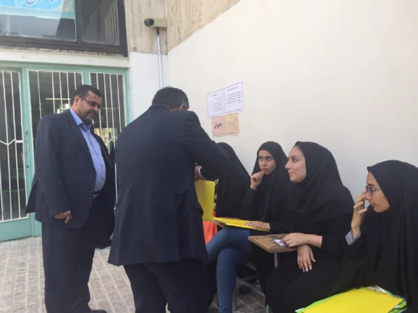بازدید دکترانصاری راد سرپرست معاونت دانشجویی از فرایند مصاحبه داوطلبان ورود به دانشگاه فرهنگیان 2