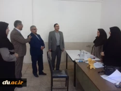 بازدید از مراحل انجام مصاحبه دانشگاه فرهنگیان ایلام