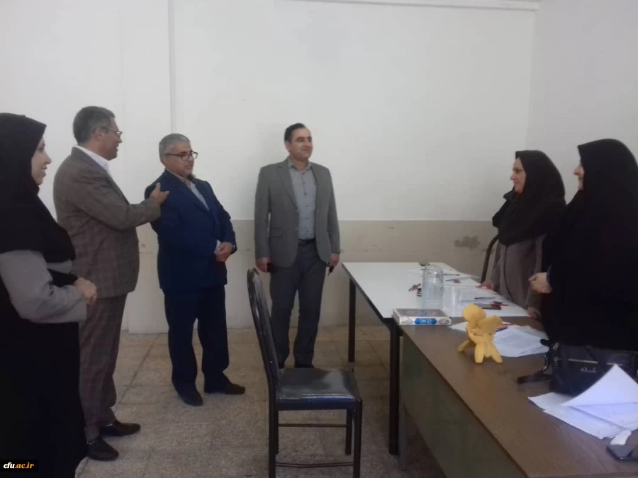 بازدید از مراحل انجام مصاحبه دانشگاه فرهنگیان ایلام