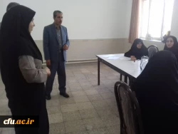 بازدید از مراحل انجام مصاحبه دانشگاه فرهنگیان ایلام