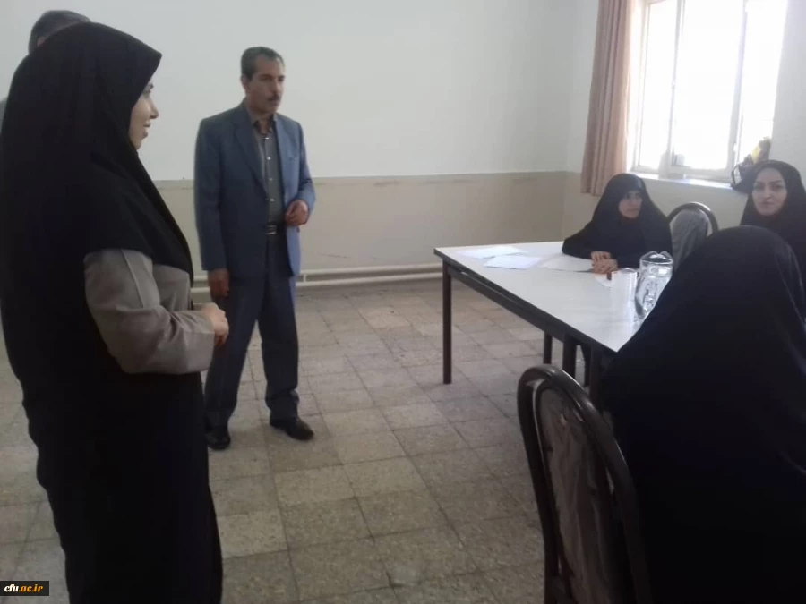 بازدید از مراحل انجام مصاحبه دانشگاه فرهنگیان ایلام