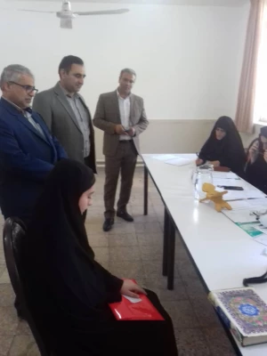 بازدید از مراحل انجام مصاحبه دانشگاه فرهنگیان ایلام