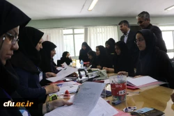 بازدید ریاست و معاونین دانشگاه فرهنگیان اصفهان از روند مصاحبه داوطلبان