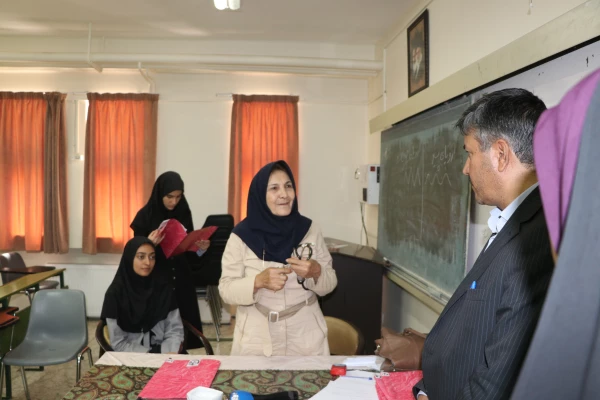 بازدید ریاست و معاونین دانشگاه فرهنگیان اصفهان از روند مصاحبه داوطلبان